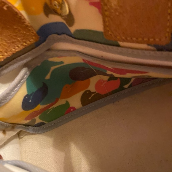 3 Pc. Dooney & Bourke purse, Tan& brown wristlet, Pink & tan wristlet w/o strap - Picture 5 of 13